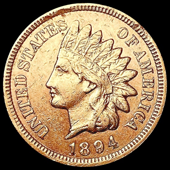 1894 Indian Head Cent CHOICE AU
