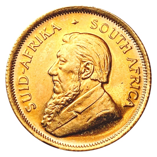 1928 S. Africa 1/10oz Gold Krugerrand UNCIRCULATED