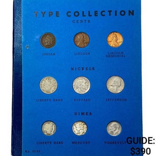 1879-1974 US 20th Century Type Set [24 Coins]