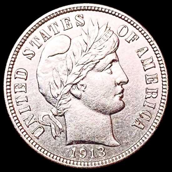 1913 Barber Dime UNCIRCULATED