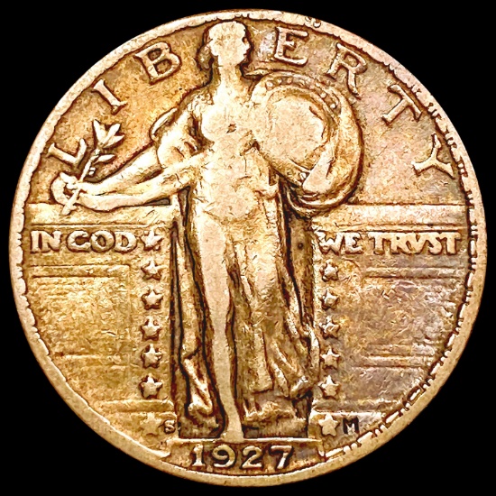 1927-S Standing Liberty Quarter LIGHTLY CIRCULATED