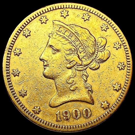 1900-S $10 Gold Eagle CLOSELY UNCIRCULATED