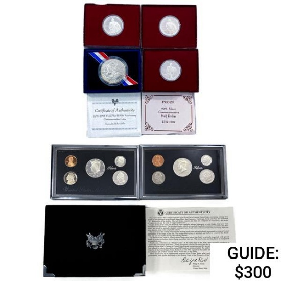 1982-1998 US Proof Mint Sets [14 Coins]