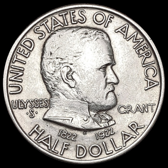 1922 Grant Half Dollar NEARLY UNCIRCULATED