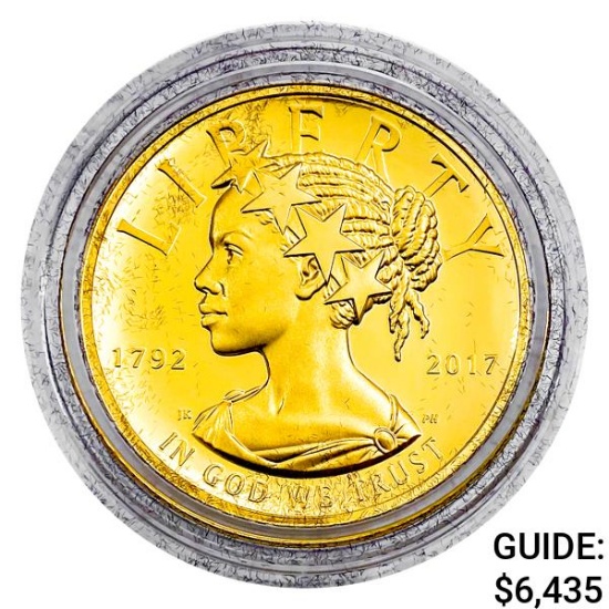 2017 US Mint 225th Anniversary Liberty 1oz Gold Co
