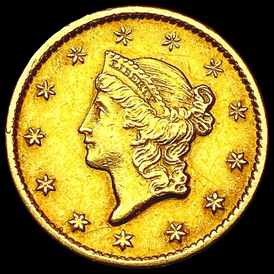 1849-O Rare Gold Dollar CLOSELY UNCIRCULATED