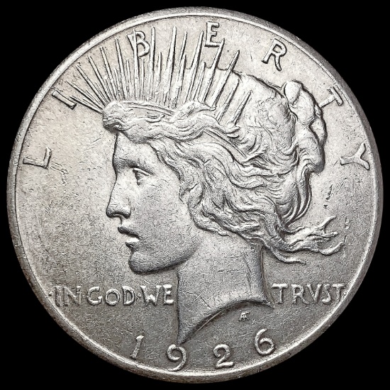 1926 Silver Peace Dollar CLOSELY UNCIRCULATED
