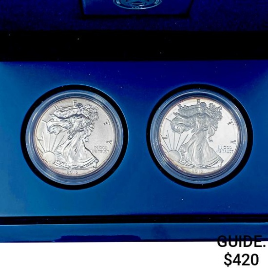 2012-S American Eagle 2 Coin Silver Proof Set [2 C