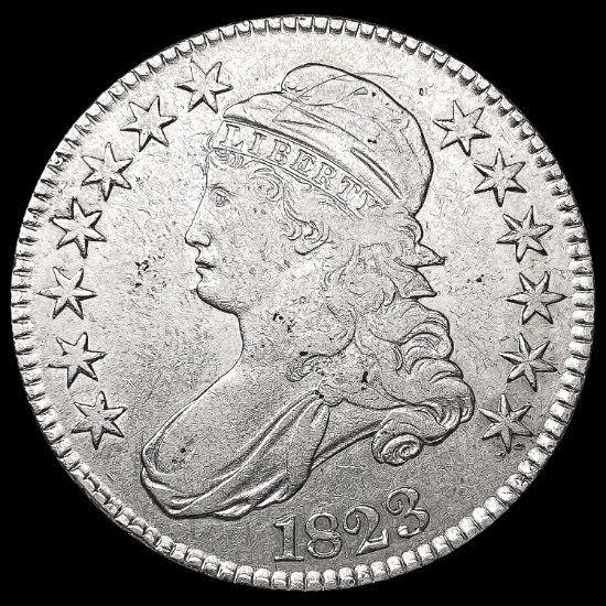 1823 Capped Bust Half Dollar CLOSELY UNCIRCULATED