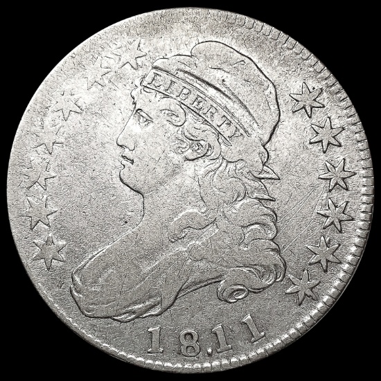 1811 Capped Bust Half Dollar NICELY CIRCULATED