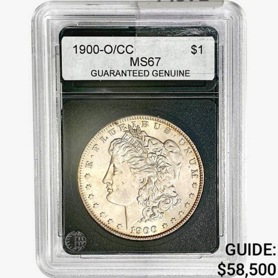 1900-O/CC Morgan Silver Dollar GG MS67