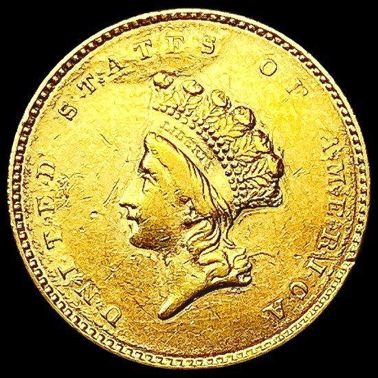 1854 Rare Gold Dollar LIGHTLY CIRCULATED