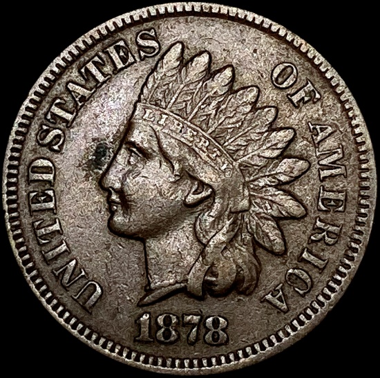 1878 Indian Head Cent CLOSELY UNCIRCULATED