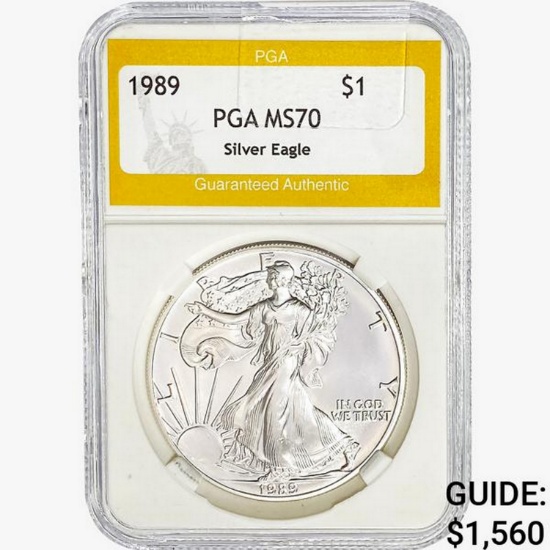 1989 Silver Eagle PGA MS70