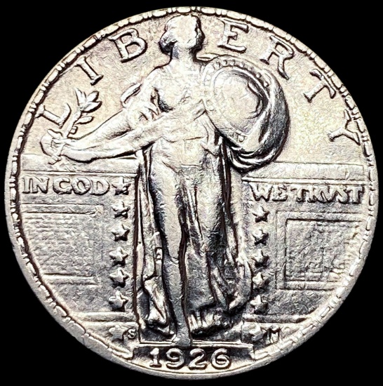1926-S Standing Liberty Quarter CLOSELY UNCIRCULAT