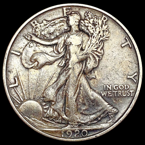 1920-S Walking Liberty Half Dollar LIGHTLY CIRCULA
