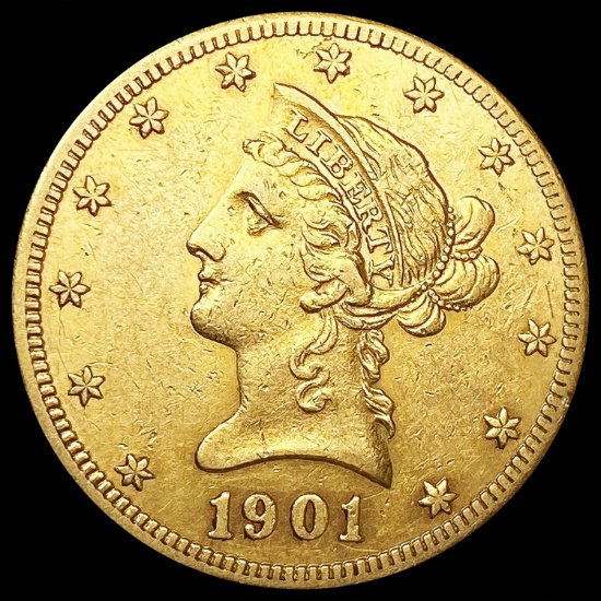 1901-S $10 Gold Eagle CLOSELY UNCIRCULATED