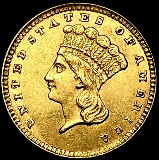 1857 Rare Gold Dollar UNCIRCULATED