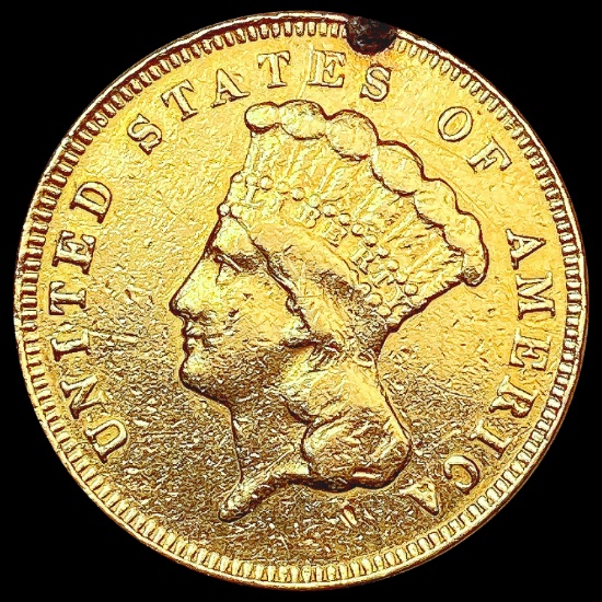 1878 $3 Gold Piece LIGHTLY CIRCULATED
