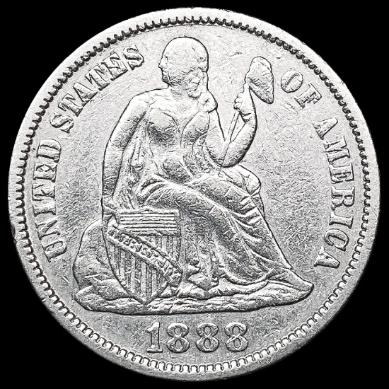 1888 Seated Liberty Dime CLOSELY UNCIRCULATED