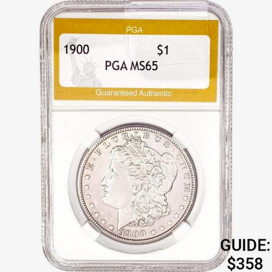 1900 Morgan Silver Dollar PGA MS65