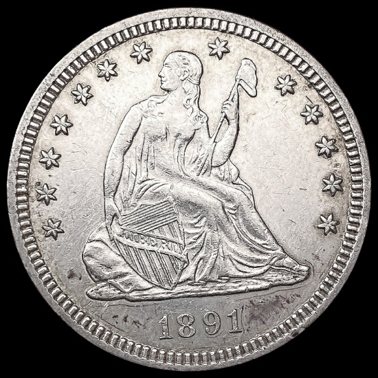 1891 Seated Liberty Quarter UNCIRCULATED