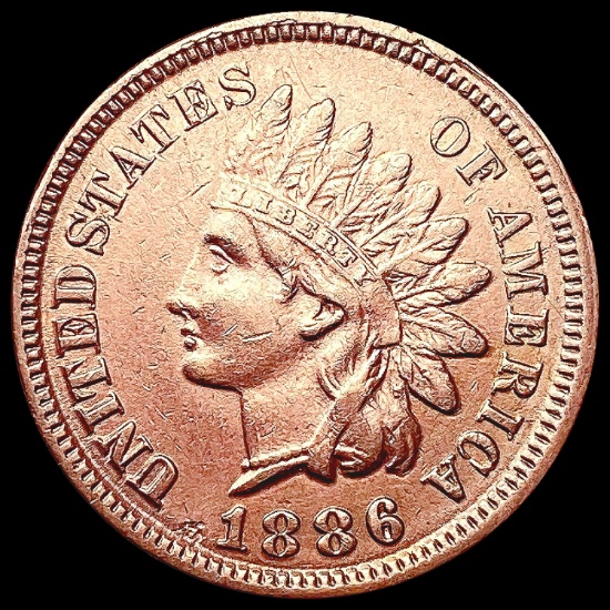 1886 RED Indian Head Cent UNCIRCULATED