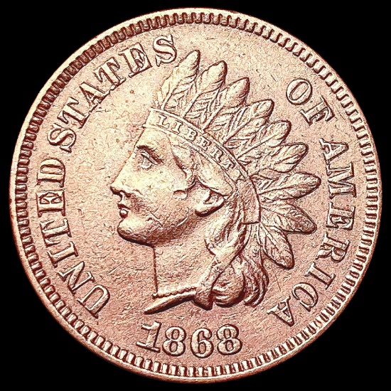 1868 RED Indian Head Cent UNCIRCULATED