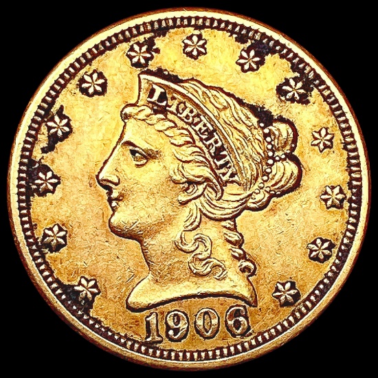 1906 $2.50 Gold Quarter Eagle CHOICE AU