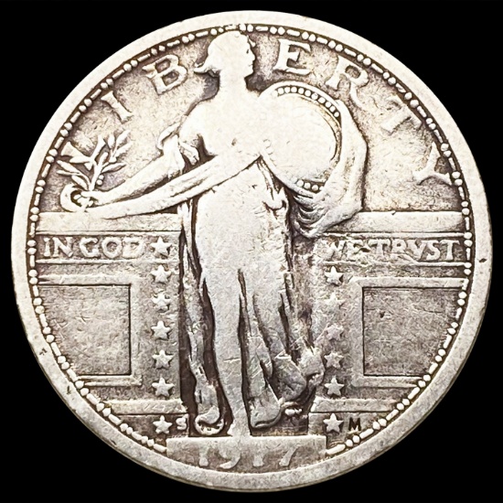 1917-S Standing Liberty Quarter NICELY CIRCULATED