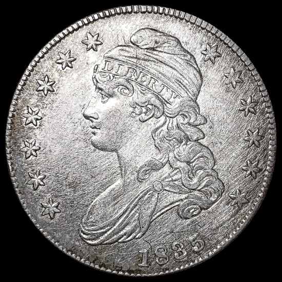 1835 Capped Bust Half Dollar CLOSELY UNCIRCULATED