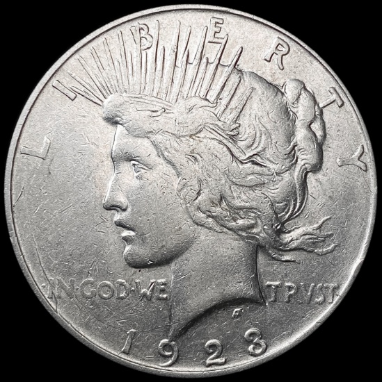 1923-D Silver Peace Dollar LIGHTLY CIRCULATED