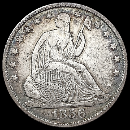 1856-O Seated Liberty Half Dollar LIGHTLY CIRCULAT