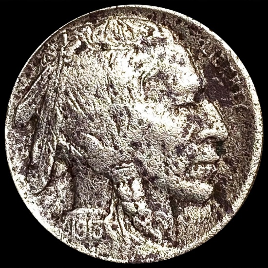 1913-D Buffalo Nickel ABOUT UNCIRCULATED