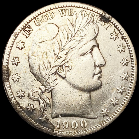 1900-S Barber Half Dollar CLOSELY UNCIRCULATED