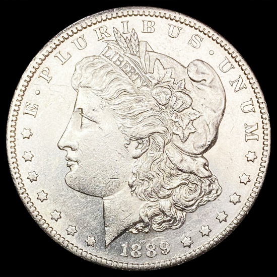 1889-S Morgan Silver Dollar CHOICE AU