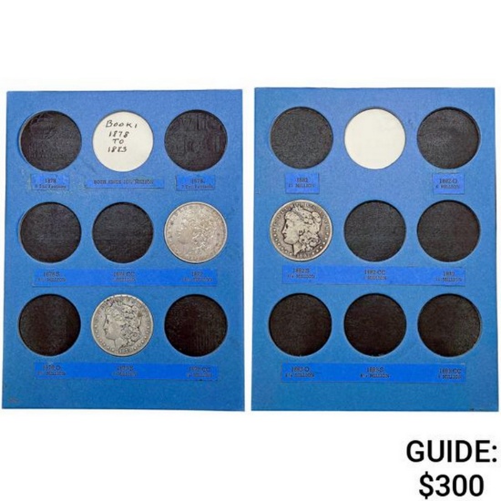 1879-1882 Morgan Silver Dollar Set [3 Coins]