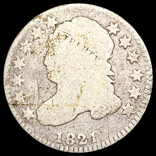 1821 Capped Bust Dime NICELY CIRCULATED