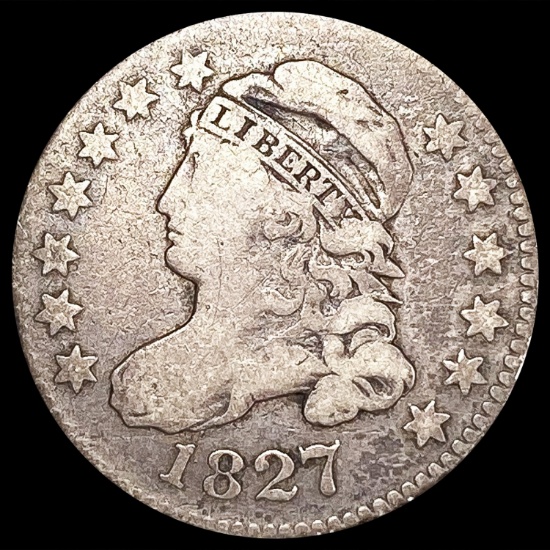 1827 Capped Bust Dime NICELY CIRCULATED