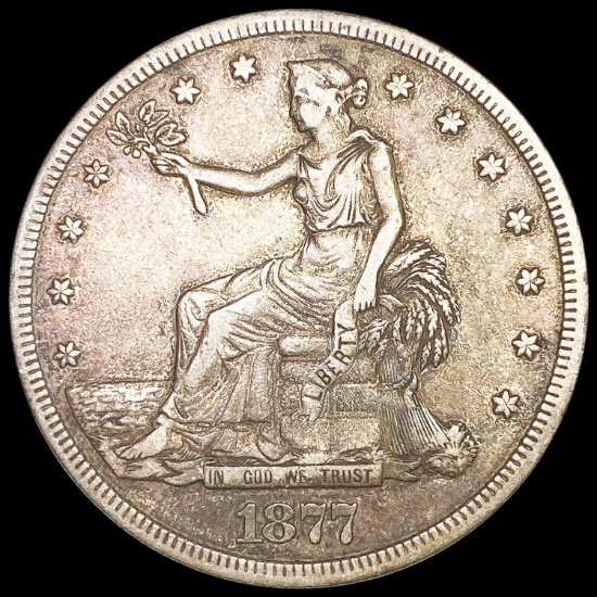 1877-S Silver Trade Dollar NICELY CIRCULATED