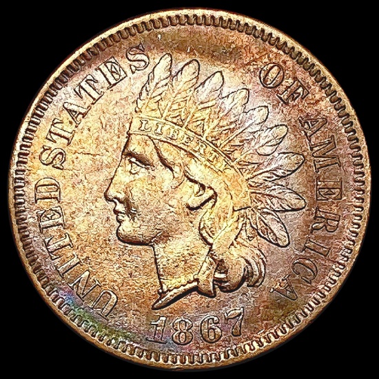 1867 Indian Head Cent CLOSELY UNCIRCULATED