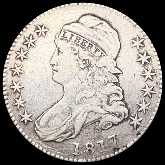 1817 Capped Bust Half Dollar LIGHTLY CIRCULATED