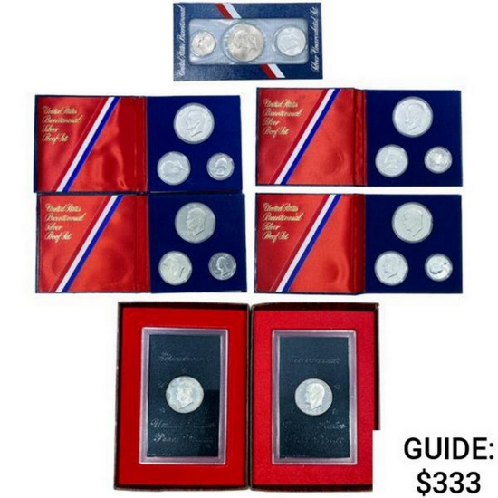 1972-1976 US Silver Proof Mint Sets [17 Coins]