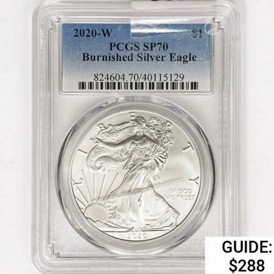 2020-W American Silver Eagle PCGS SP70