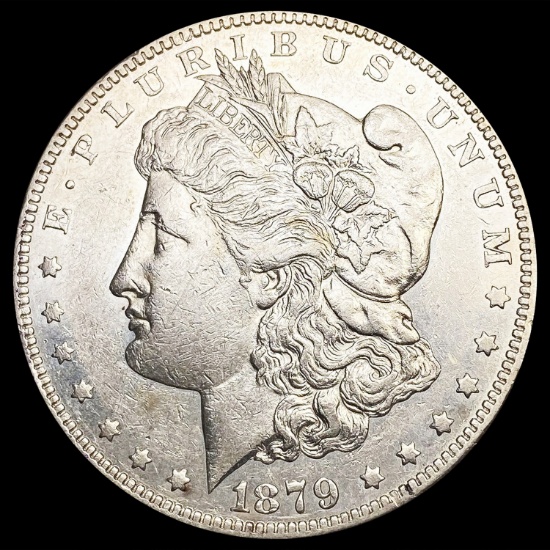 1879-S Rev 78 Morgan Silver Dollar CLOSELY UNCIRCU