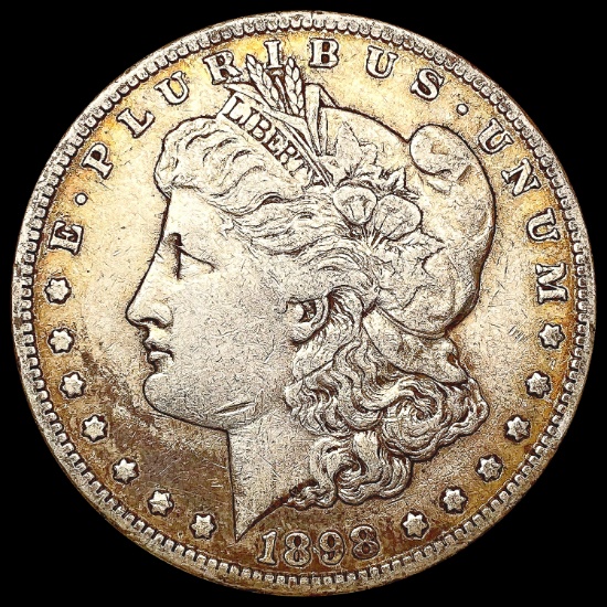 1898-S Morgan Silver Dollar LIGHTLY CIRCULATED