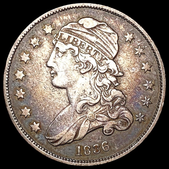 1836 Capped Bust Quarter LIGHTLY CIRCULATED