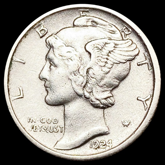 1924-S Mercury Dime CLOSELY UNCIRCULATED