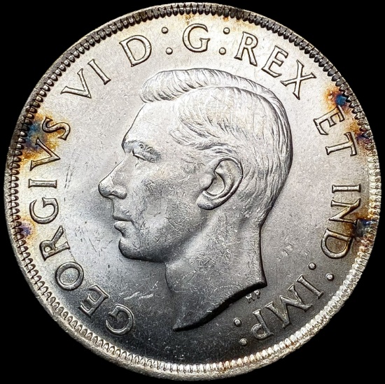 1937 Canada Silver Dollar UNCIRCULATED