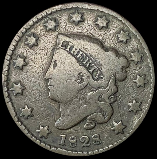 1828 Coronet Head Large Cent NICELY CIRCULATED